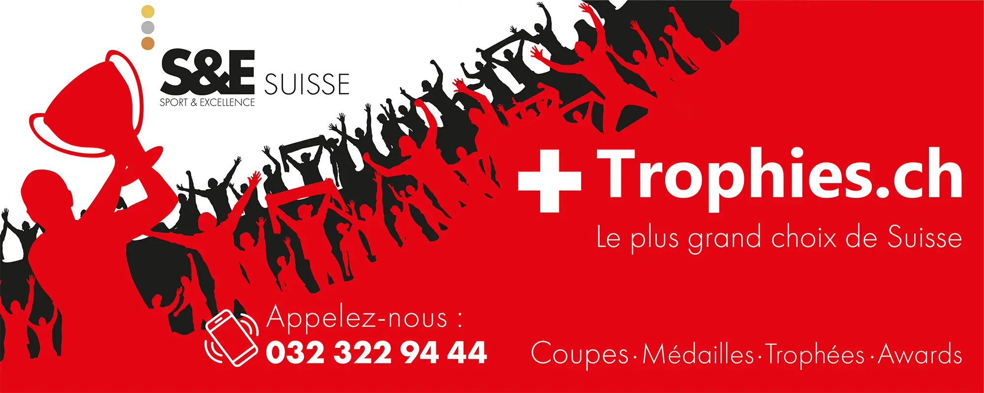 Leader du marché suisse des prix sportifs & Prix d'honneur